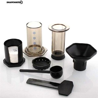 Shapewater Portable Coffee Espresso Maker Press Pot Filter Paper Machine Filtering Tool Set