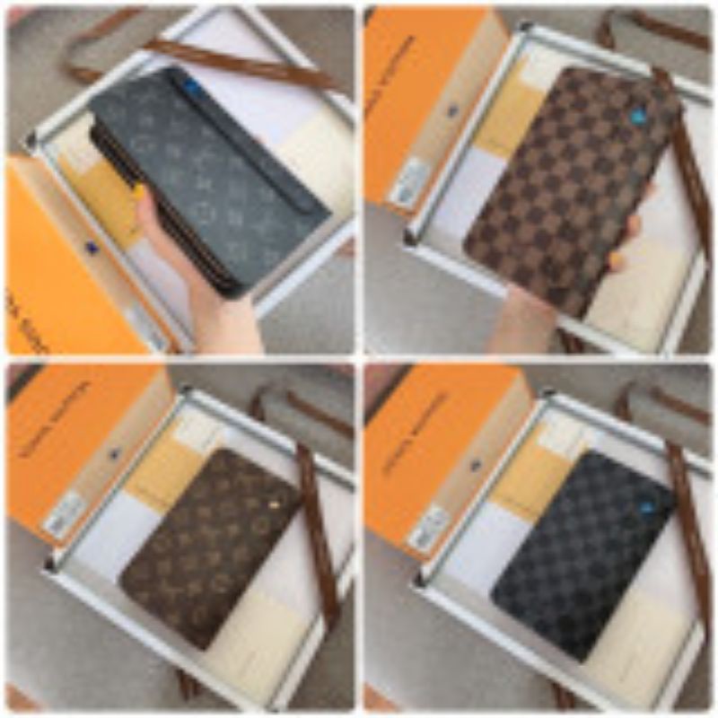 Clutch nam (túi cầm tay nam) 2 zip sz22cm  phiên bản mới đẹp dã man