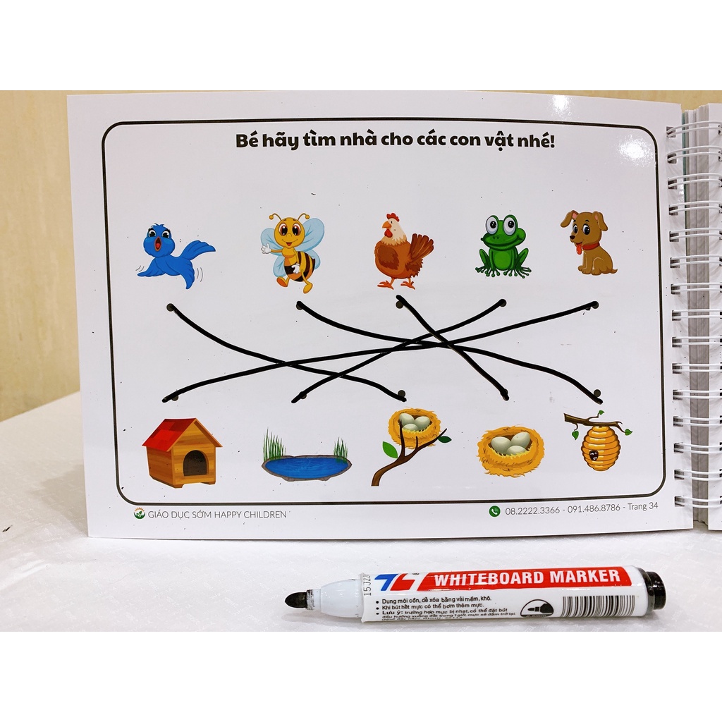 Bộ sách bóc dán - bé bận rộn bộ đồ chơi trí tuệ dành cho bé