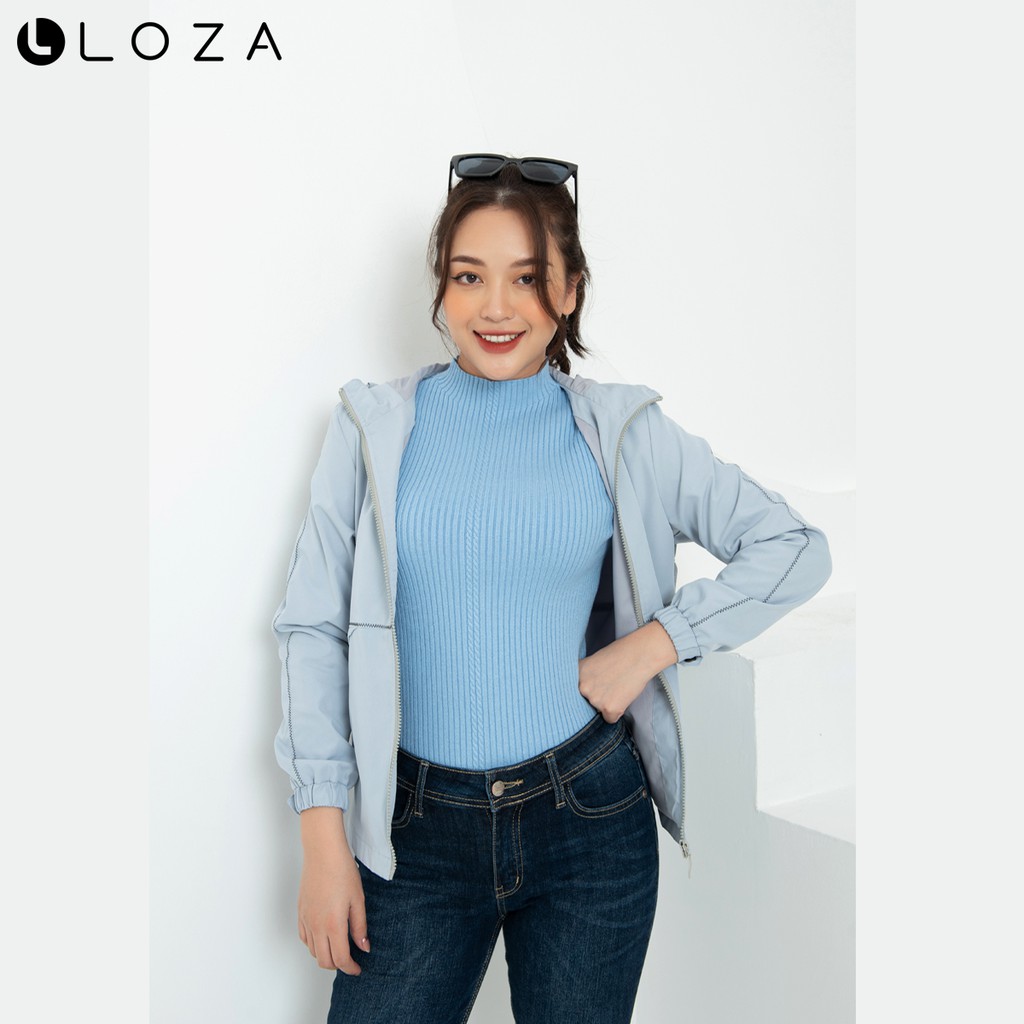 Áo jacket nữ phối viền-LOZA LJ10002 | BigBuy360 - bigbuy360.vn