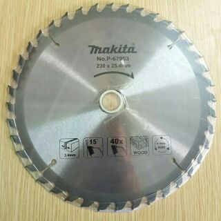 Lưỡi Cưa Gỗ- Lưỡi Cắt Gỗ Makita 230mm*25.4mm - 40 Răng
