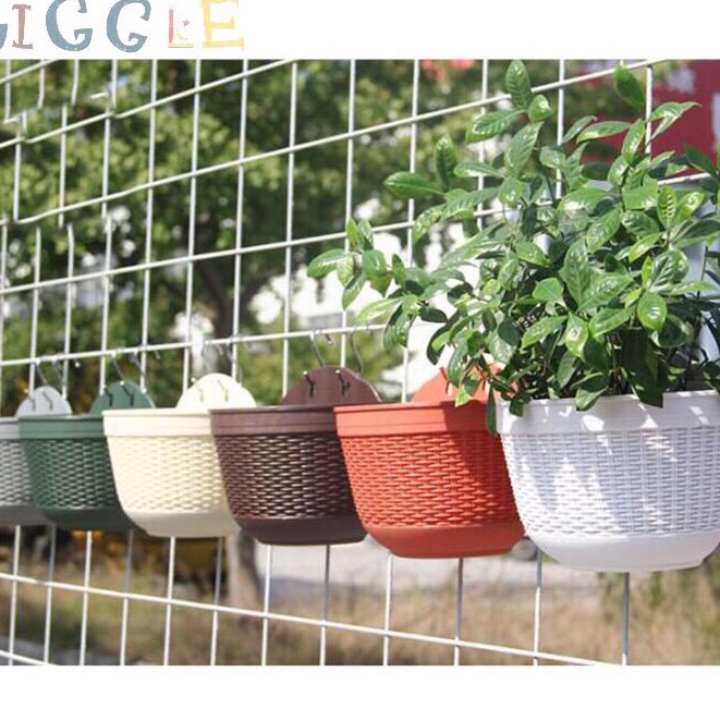 Chậu ốp tường Đan Mây, chậu trồng hoa trang trí hàng cao
