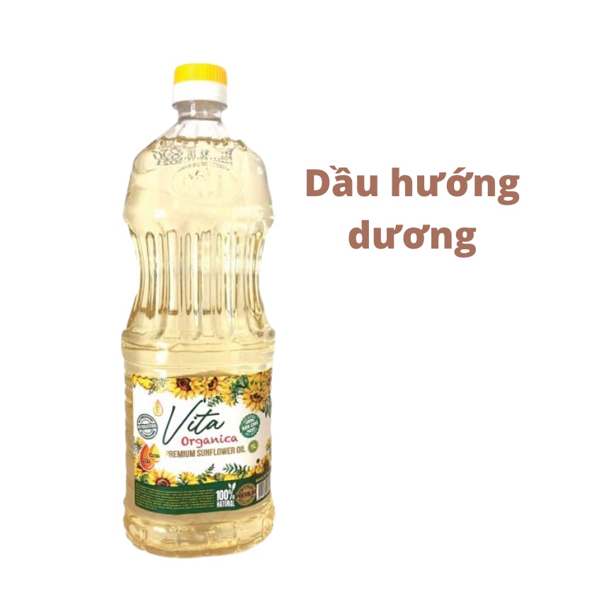 DẦU HƯỚNG DƯƠNG CAO CẤP VITA ORGANICA 1L