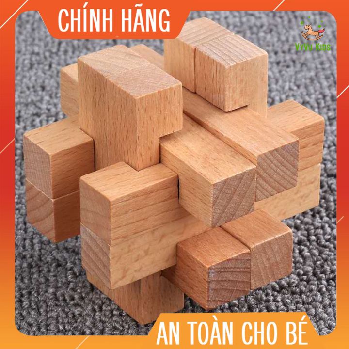 Lắp ghép hình khối 3D bằng gỗ♥️CHÍNH HÃNG♥️ Đồ chơi giáo dục♥️giúp bé phát triển tư duy logic,sáng tạo,tính kiên nhẫn