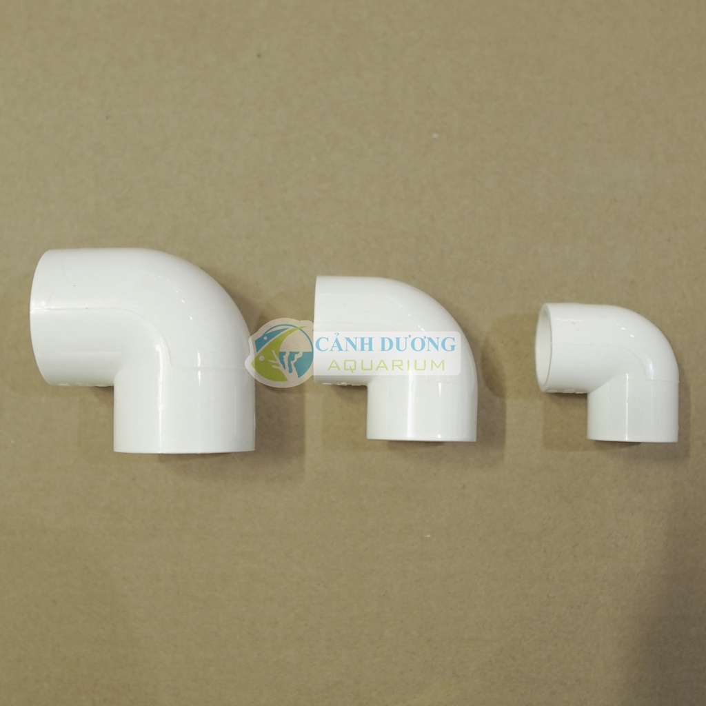 Co 90 độ U-PVC Phi 32-25-20 chuyên dùng cho hồ cá
