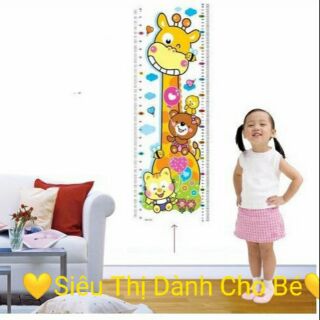 Thước đo chiều cao dán tường cho bé
