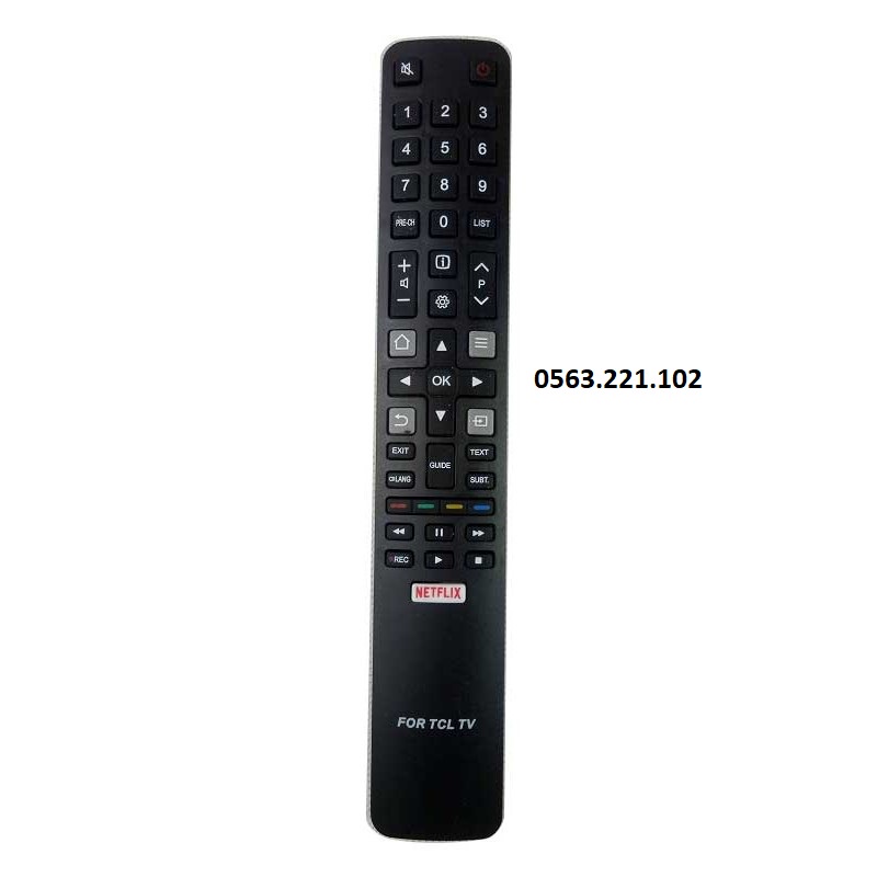 Điều khiển Tivi TCL Dài MODEL 802 - Remote tivi TCL - 🎁Bảo Hành Đổi Mới🎁