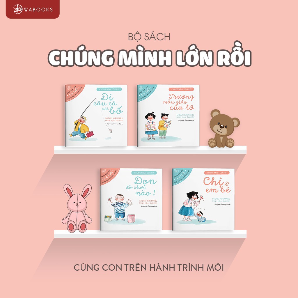 Sách - Chị và em bé - Ehon dành cho trẻ từ 3-6 tuổi.