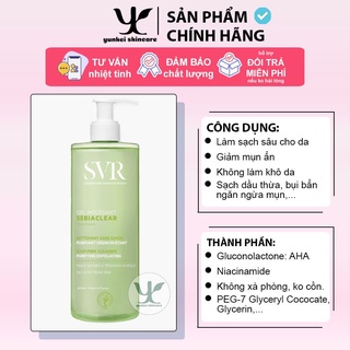 Sữa rửa mặt SVR Sebiaclear Gel Moussant