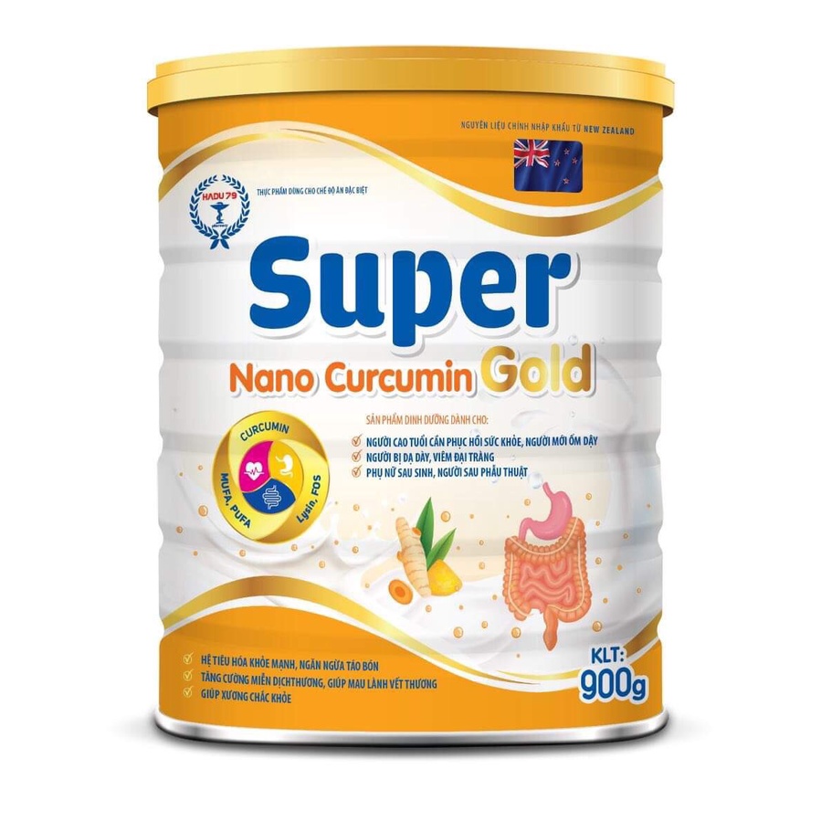 SỮA NGHỆ SUPER NANO CURCUMIN GOLD HỘP 400G/900G
