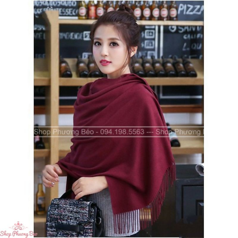 Xả Khăn quàng cổ nam nữ Cashmere đẹp giá lẻ như sỉ