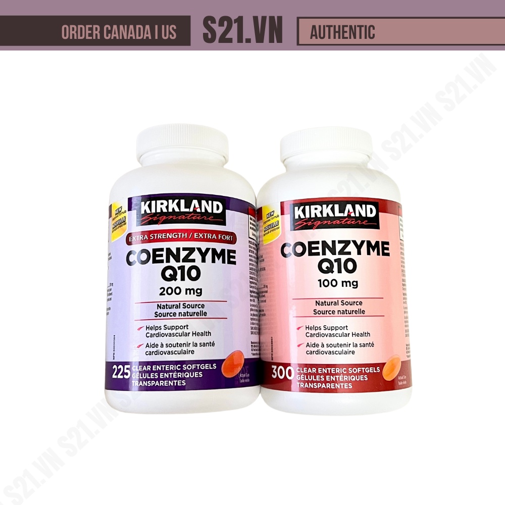 Viên Uống Hỗ Trợ Sức Khoẻ Tim Mạch Kirkland Coenzyme Q10 100mg 300 Viên Nang