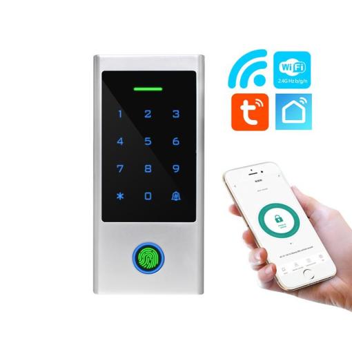 Đầu đọc vân tay, thẻ từ, mật khẩu, app Tuya - kết nối Wifi cho hệ thống access control - kiểm soát ra vào