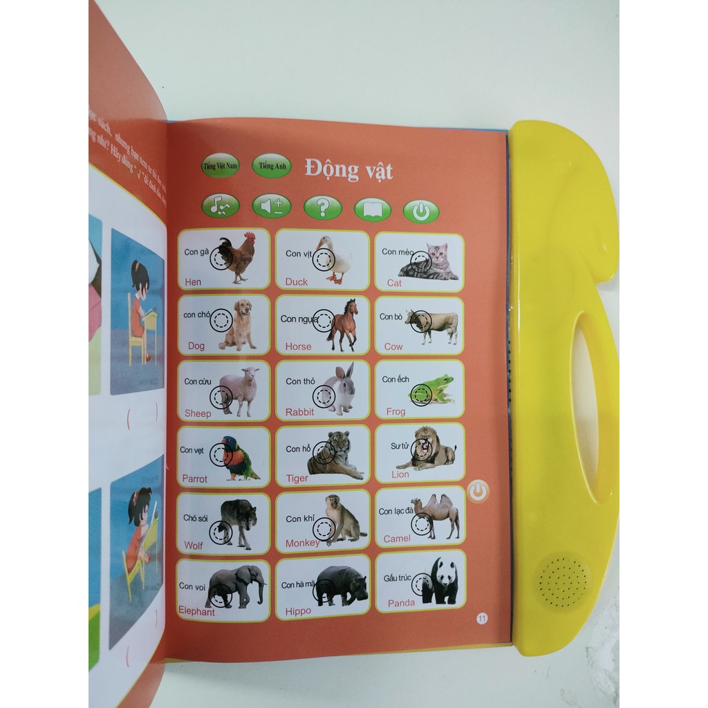 Combo Sách Cho Bé Tập Nói Điện Tử Sách Cho Bé 3 Tuổi Tặng Kèm Bảng Viết Tự Xóa Và Pin + Bút - Shop Mẹ Mốc ,SĐTBX
