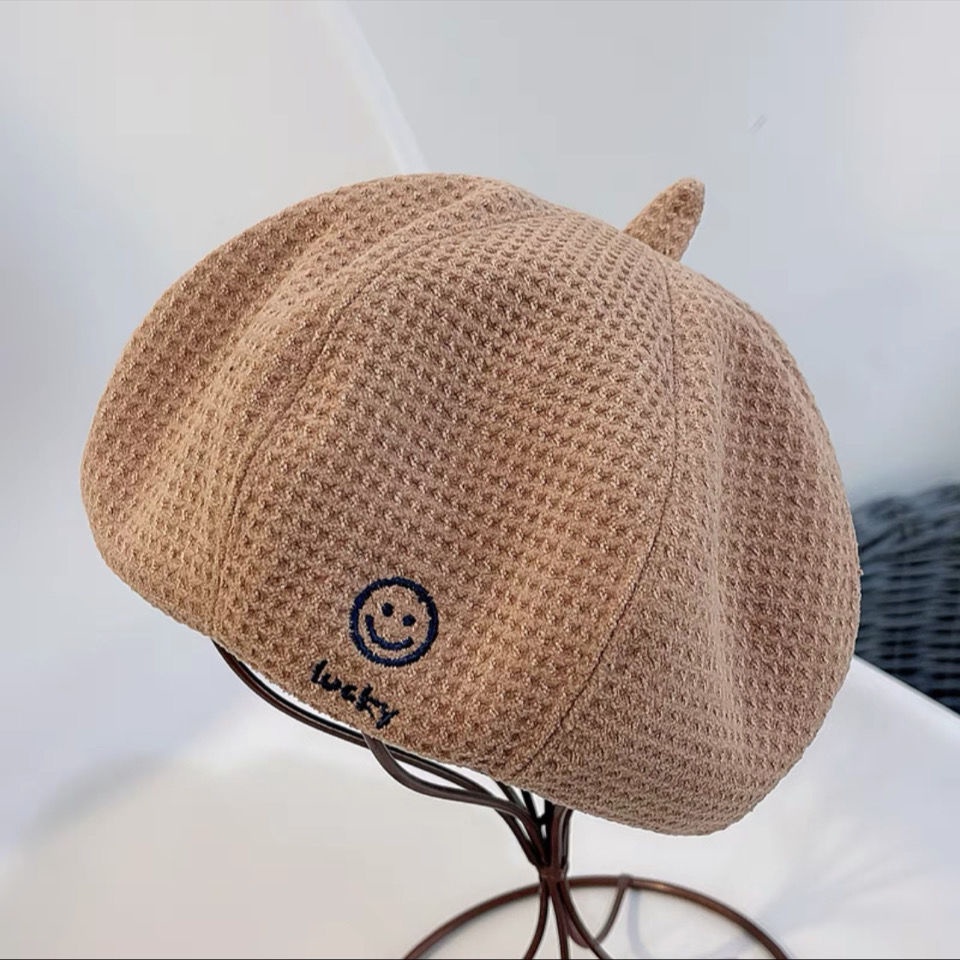 Mũ beret kiểu bí ngô cho bé phong cách thời trang Anh Quốc cho bé, mũ cho bé 1-5 tuổi vòm 48-52cm
