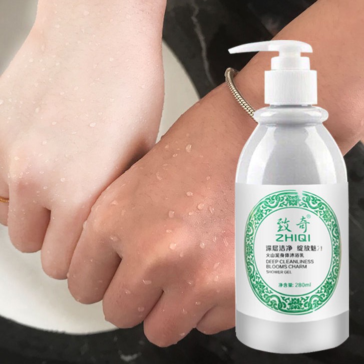 Sữa Tắm Trắng Da Bùn Non Khoáng Núi Lửa Zhi-Qi Nội Địa Cực Hot