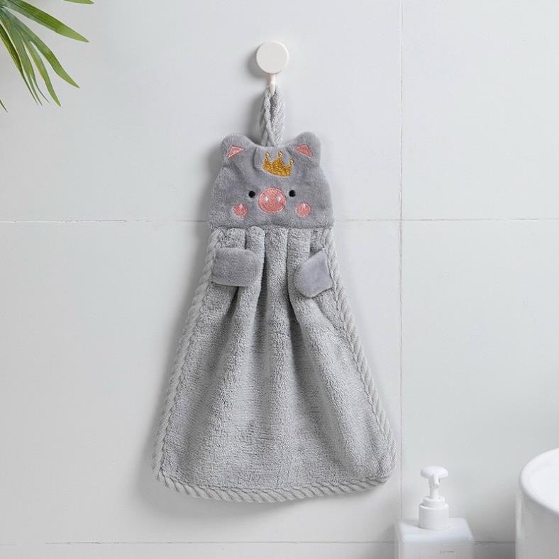 [FREESHIP] ❤️Khăn Lau Tay❤️Khăn Lau Đa Năng Hình Heo Dễ Thương Siêu Thấm Xuất Hàn