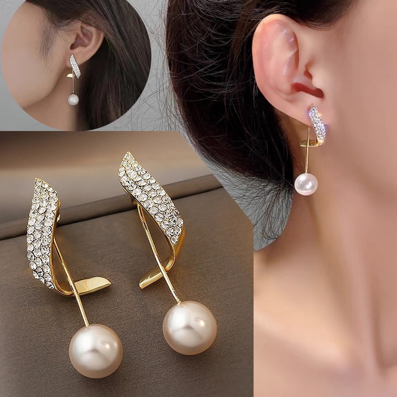 Đôi Bông Tai Ngọc Trai Thời Trang Hàn Quốc 2022