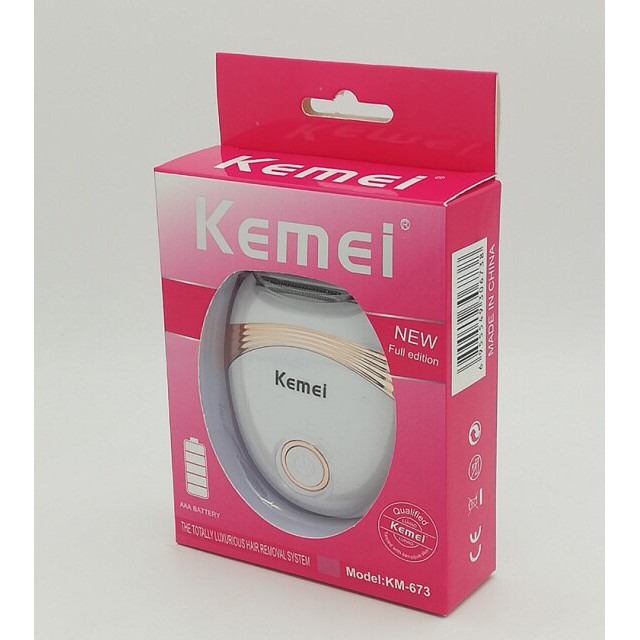 Máy Làm Sạch Lông Cho Nữ Kemei 673