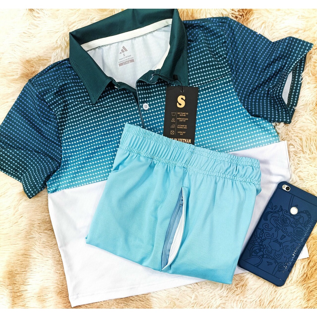 Bộ thể thao nam, đồ bộ thể thao nam, áo tennis, áo cầu lông cao cấp - Chất vải Thái bền màu, thoáng