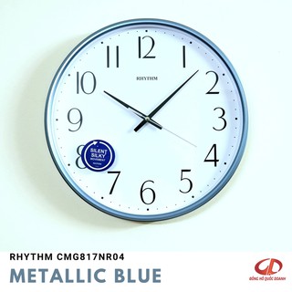 Đồng Hồ Treo Tường Xinh Rhythm CMG817 - Kim trôi