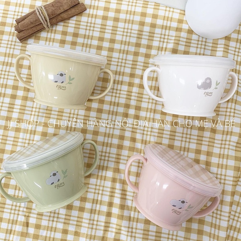 Cốc Đựng Nước Nắp Snack TGM Có Tay Cầm Cho Bé Hàn Quốc