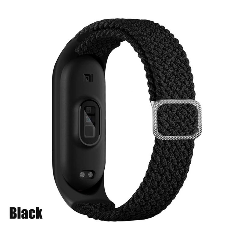 XIAOMI Dây Đeo Thay Thế Bằng Nylon Co Giãn Cho Mi band 4 3 5 6 7 Mi band 6 7