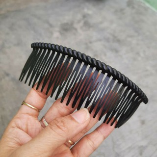 Lược cài tóc xinh xắn nhựa màu đen
