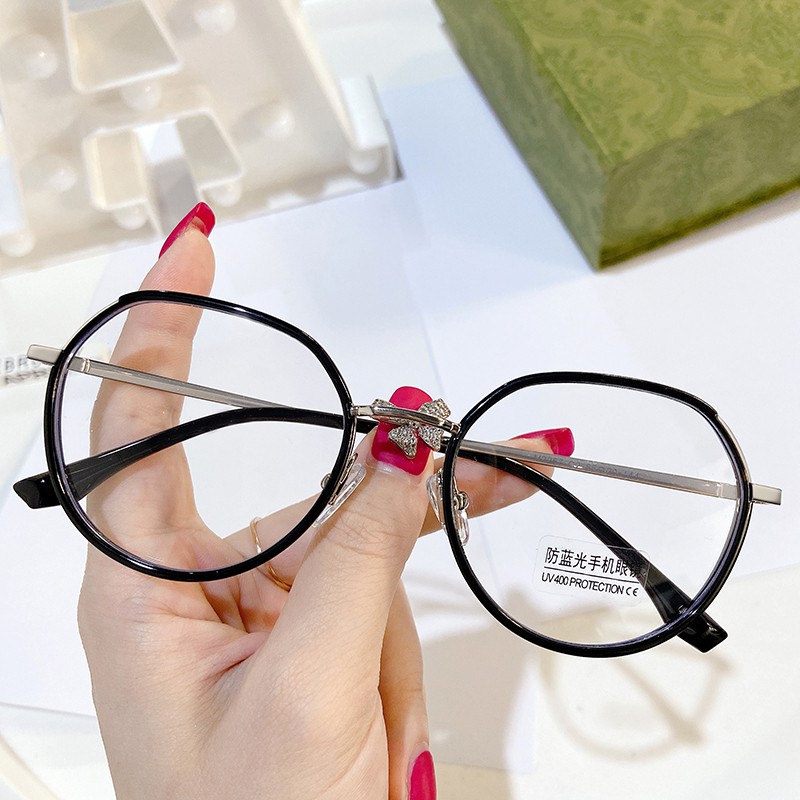 Mắt Kính Gọng Tròn Chống Ánh Sáng Xanh Jz2257 | BigBuy360 - bigbuy360.vn