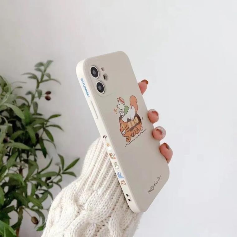 Ốp lưng iphone cạnh vuông in hình viền  6splus/7plus/8/8plus/x/xr/xs/11/12/pro/max/plus/promax DT08