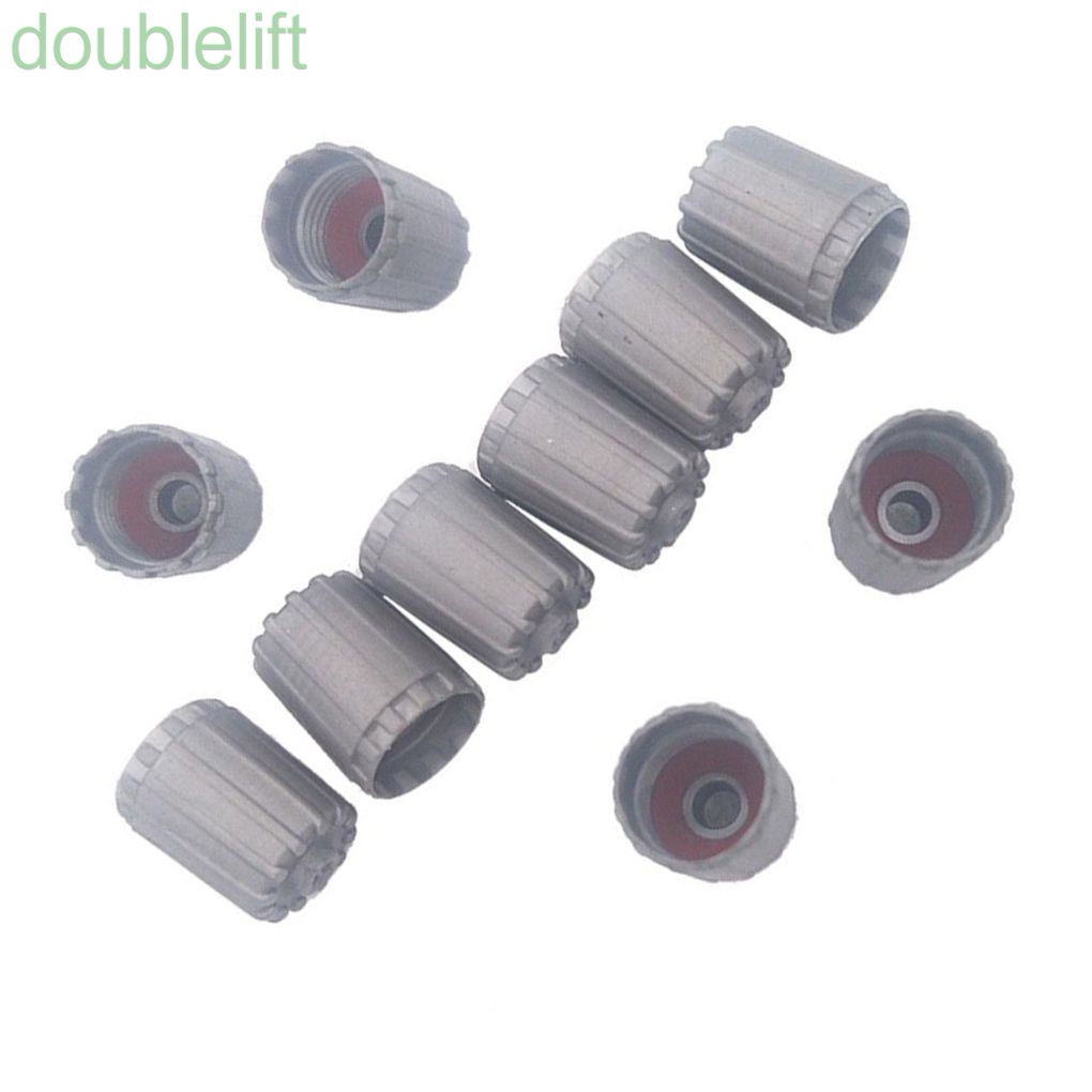 Set 10 nắp nhựa màu xám bọc van lốp xe hơi Nissan Infiniti TPMS25306