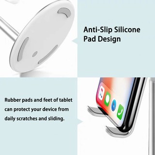 Phone Holder, Multi-Angle Universal Mini Desk Tablet Stand Holder (3.7-10.2 inches)