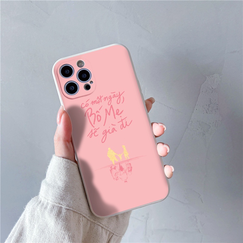 Ốp lưng iPhone cho bạn trẻ &quot;Có Một Ngày, Bố Mẹ Sẽ Già Đi&quot; - Câu chuyện về gia đình iphone 11 12 13 Pro Max XS 7 8 Plus