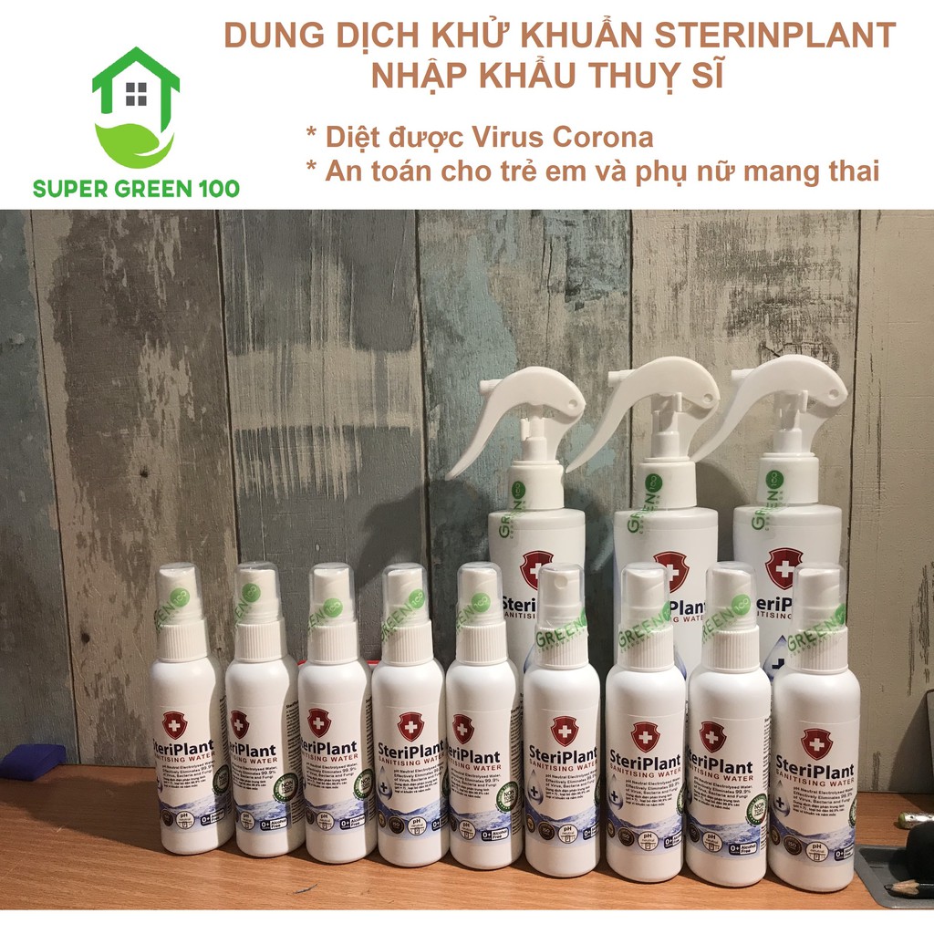 Nước Rửa Tay, Sát Khuẩn, Nhập Khẩu Thuỵ Sỹ SteriPlant