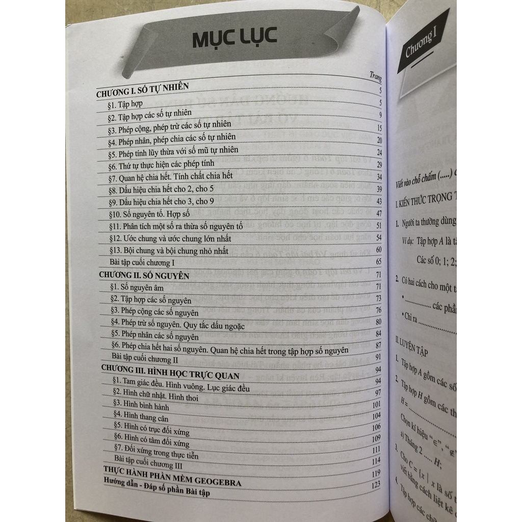 Sách - Vở bài tập Toán 6