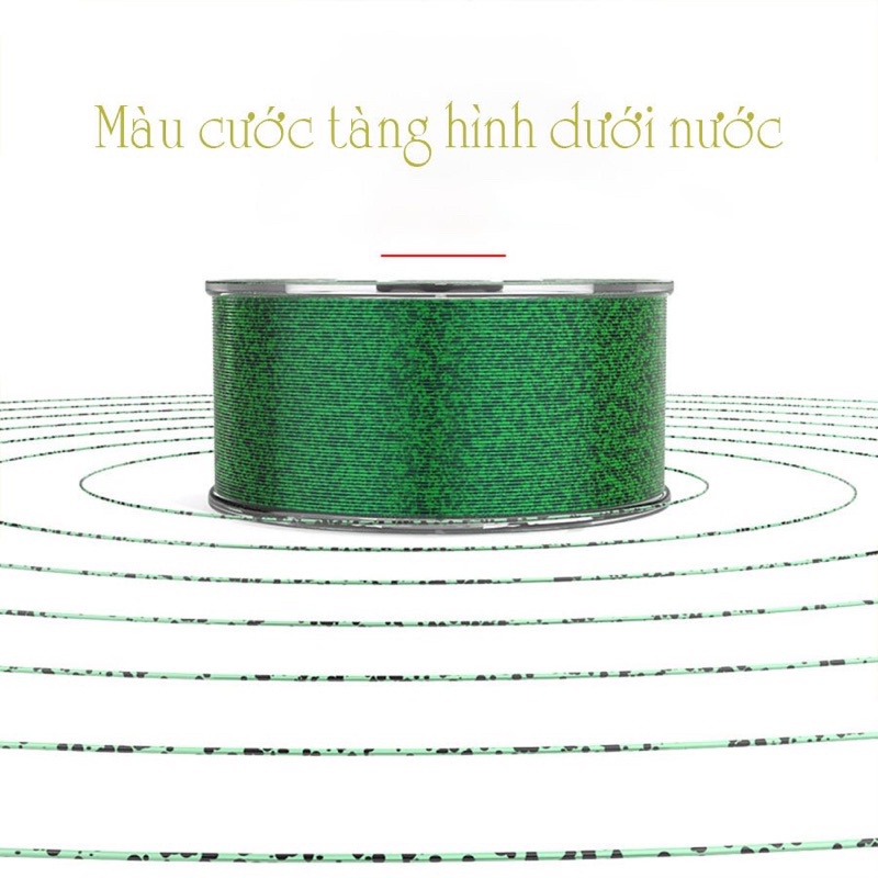 Cước câu tàng hình  nhật bản cai cấp King Power 220m dùng làm trục câu cá