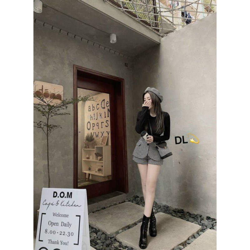 💋💋Set áo len basic mix quần zizac🥰🥰