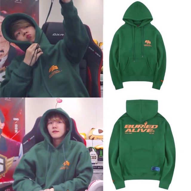ÁO HOODIE BA BAEKHYUN EXO