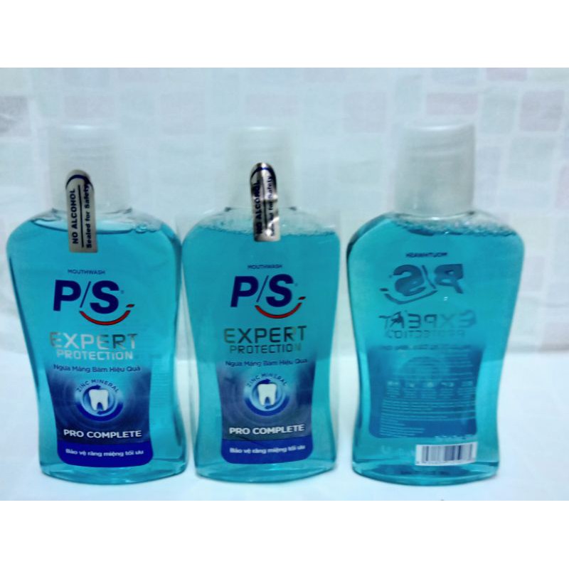 combo 3 chai nước súc miệng PS 500ml