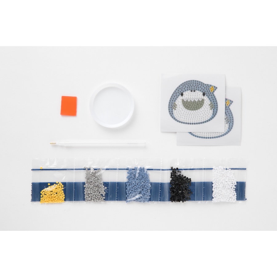 Sticker Đính Đá ARTBOX Hàn Quốc Hình Chú Cá Mập Dễ Thương