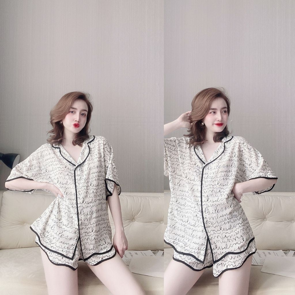 Đồ Ngủ Nữ Bigsize Đồ Ngủ Nữ lụa cao cấp mềm mại xinh xắn | BigBuy360 - bigbuy360.vn