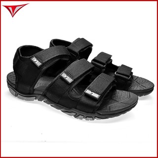 Giày sandal nam chính hãng Việt Thủy quai ngang đen VT10