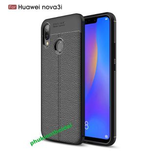 Huawei Nova 3i ốp lưng chống sốc vân da Hiệu Auto Focus