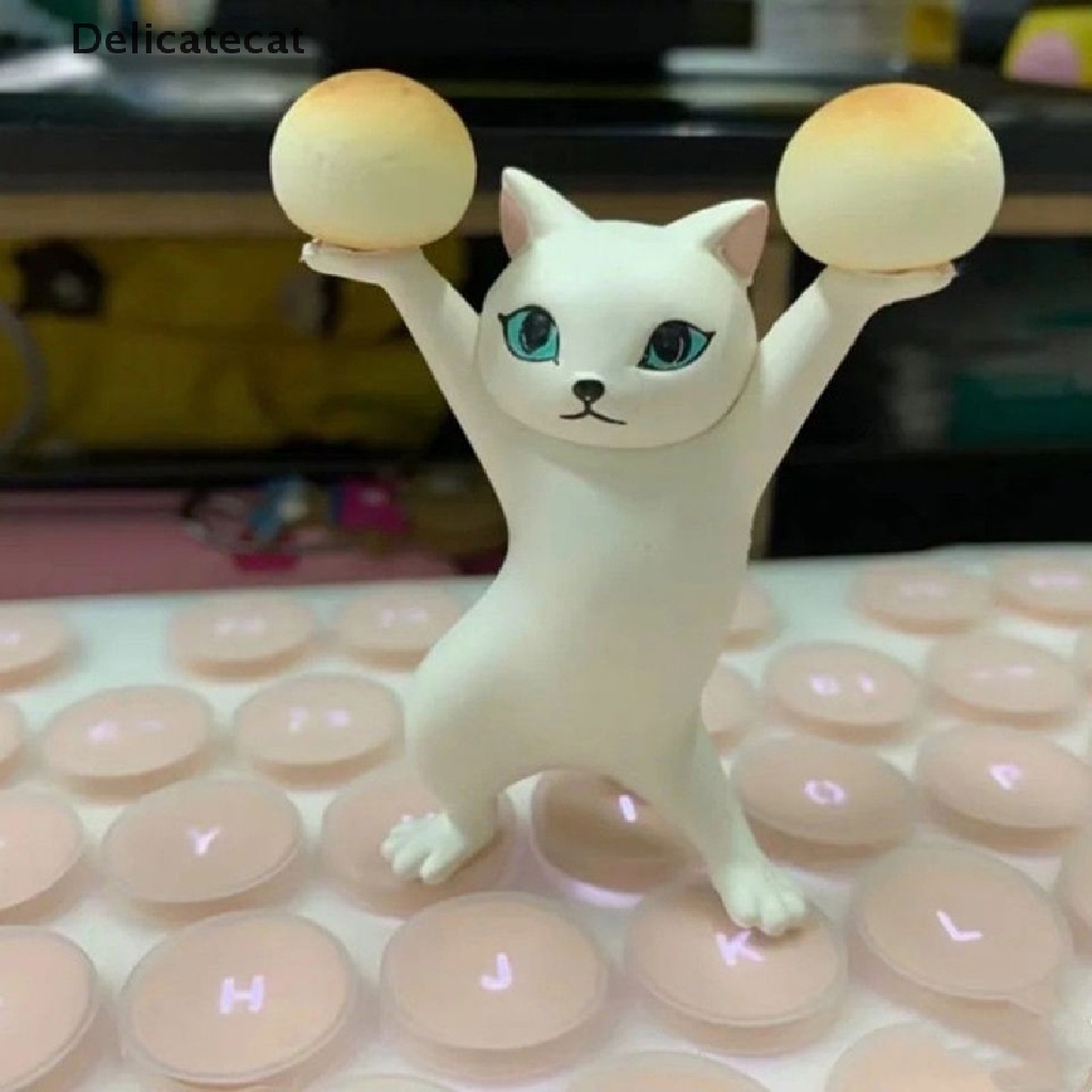 Chú mèo dáng đứng trang trí đa dụng dễ thương