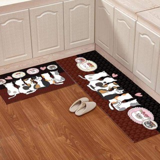 [size bự 50cm] Thảm Bếp Đôi 3D Cao Cấp Chống Trơn Trượt ( Bộ 2 thảm 50*80cm & 50*120cm)