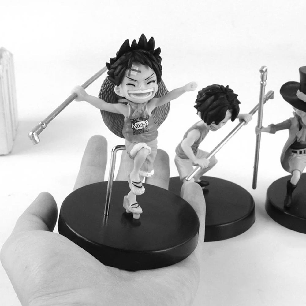 Mô Hình Nhân Vật Sabo Luffy Ace 9-10cm Độc Đáo