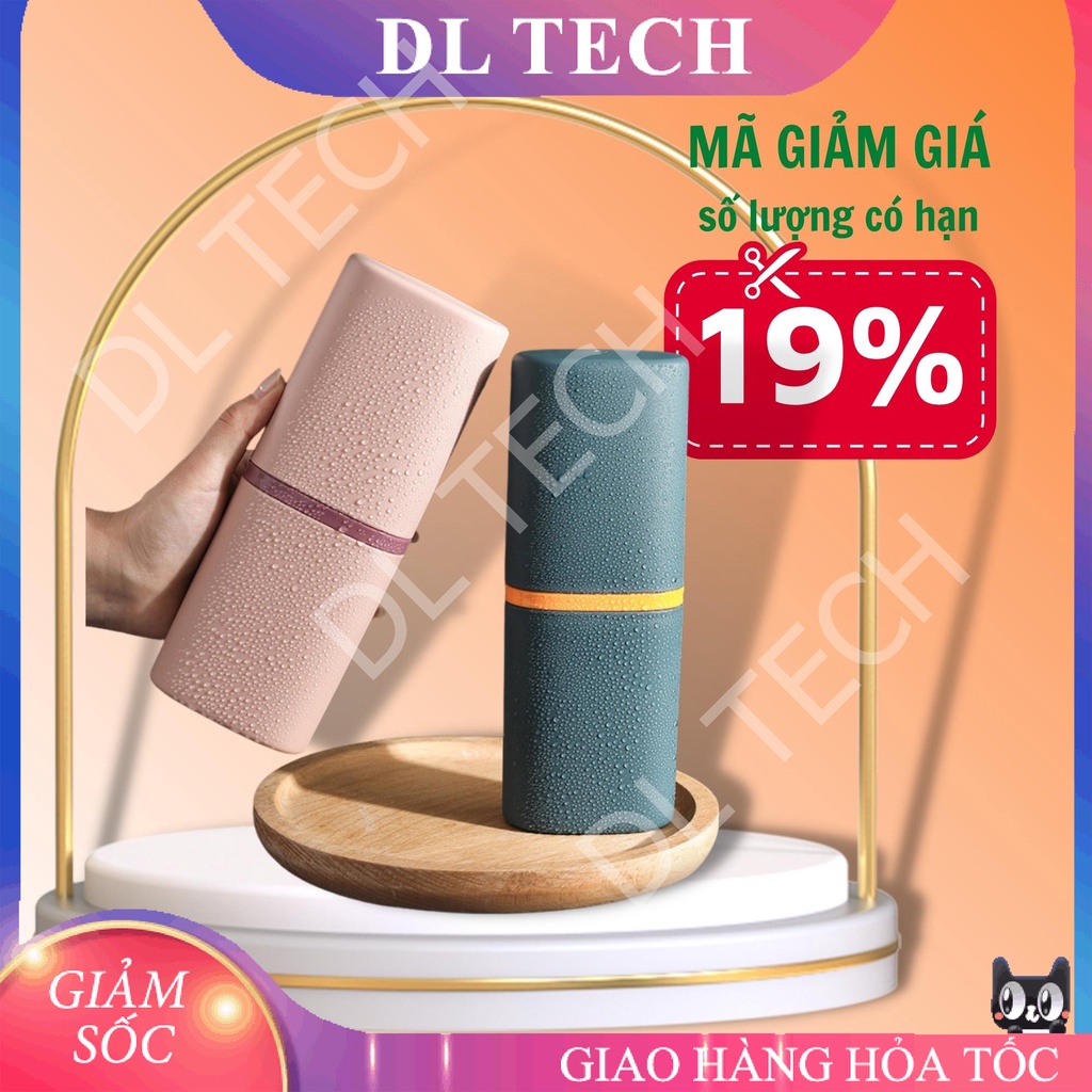 Hộp Đựng Bàn Chải, Kem Đánh Răng, Cốc Đựng Nước cao cấp Mang Theo Du Lịch Tiện Dụng F574 DL TECH