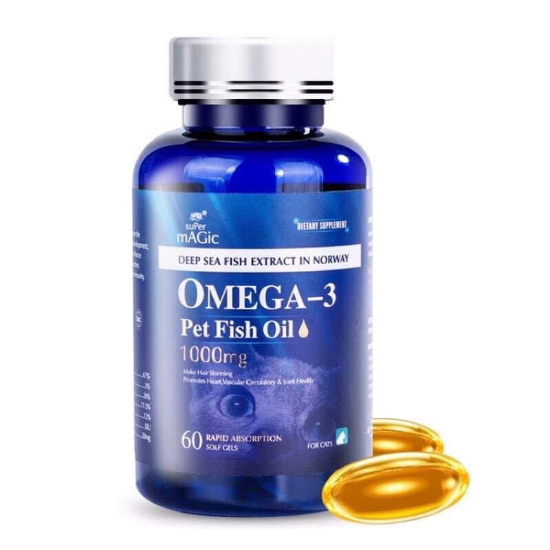 Dầu Cá hồi OMEGA3-6 dành cho mèo