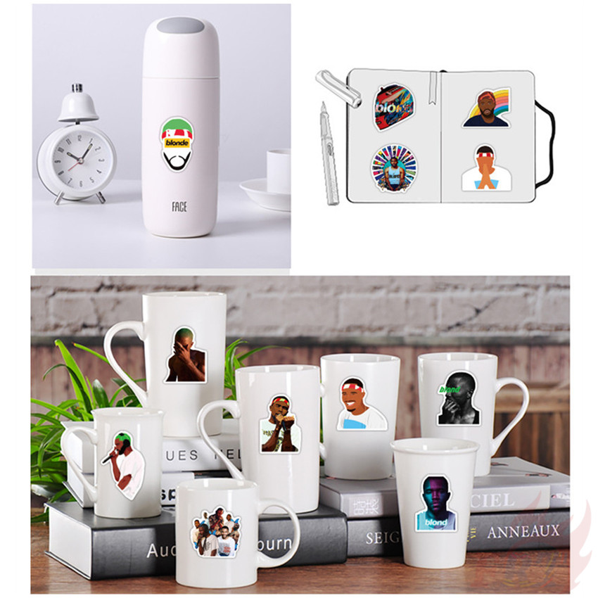 ❉ Frank Ocean “Blonde” Series 02 - POP Singer Stickers ❉ 50Pcs/Set DIY Fashion Luggage Laptop Skateboard Decals Doodle Stickers
