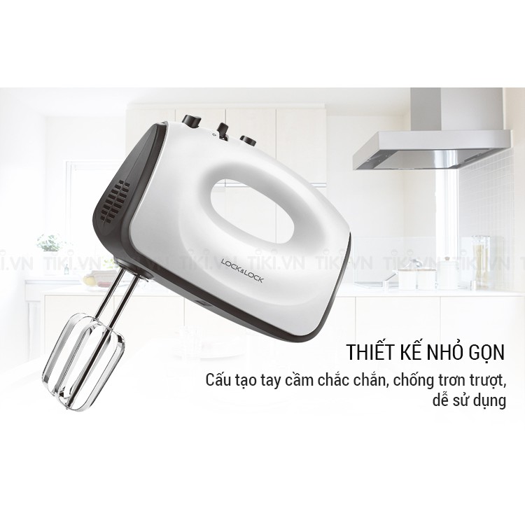 [CÓ HÀNG] Máy Đánh Trứng Lock&Lock Hand Mixer EJM501BLK (300W) CG CENTER